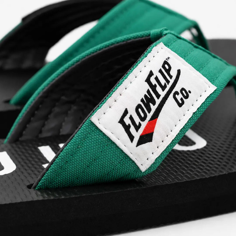 Flowflip KIDS green Belt BJJ flip flops Original